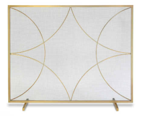 Napa Forge 39" Forged Diamond Flat Single Panel - Burnished Brass