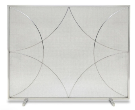 Napa Forge 39" Forged Diamond Flat Single Panel - Polished Nickel