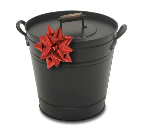 Napa Forge 12″ Black Air Insulated Ash Bucket Pro