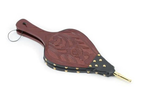 Napa Forge 7" Dark Brown Carved Scroll Bellow