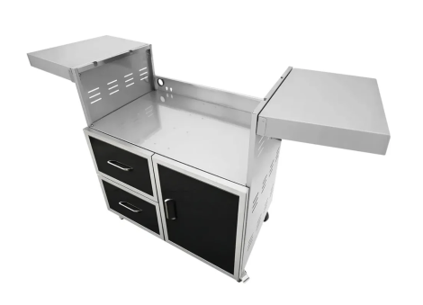 Wildfire Black Stainless Steel Cart for 30" Grill