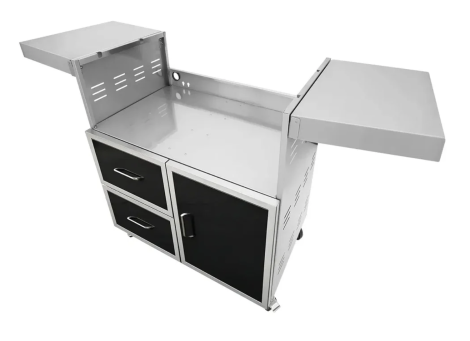 Wildfire Black Stainless Steel Cart for 42" Grill
