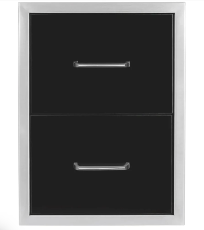 Wildfire 16" x 22" Outdoor Double Drawer