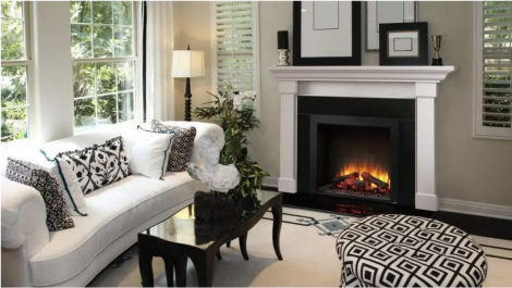 SimpliFire 30" Traditional Electric Built-In Fireplace