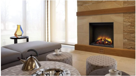 SimpliFire 36" Traditional Electric Built-In Fireplace