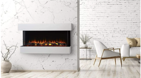 SimpliFire Scion Trinity 43" 3-Sided Linear Electric Built-In Fireplace
