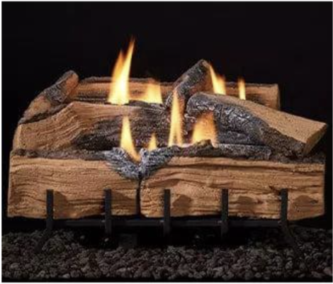 Majestic Mezmer Split 24" Log Set for Lumonessen Outdoor Gas Burner