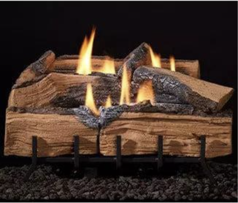 Majestic Mezmer Split 30" Log Set for Lumonessen Outdoor Gas Burner