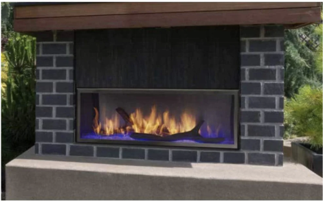 Majestic Clean Face Trim Kit for Lanai Outdoor Fireplace - 60"