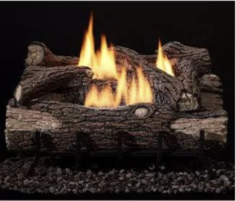 Majestic Mountain Oak 30" Log Set for Lumonessen Outdoor Gas Burner