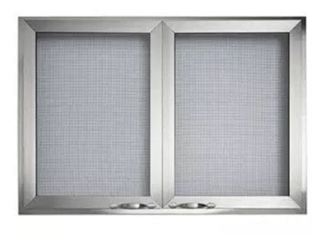 Majestic 36" Stainless Steel Mesh Door for Vesper Gas Fireplace