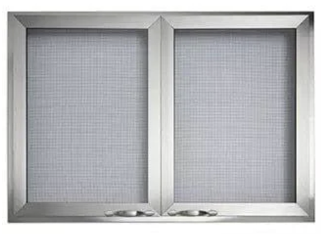 Majestic 42" Stainless Steel Mesh Door for Vesper Gas Fireplace