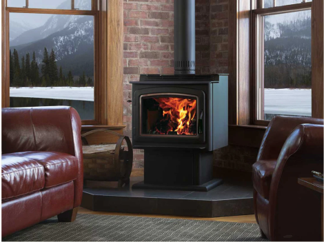 Iron Strike Grandview 230 GV230GL Wood Stove with 76000 BTU