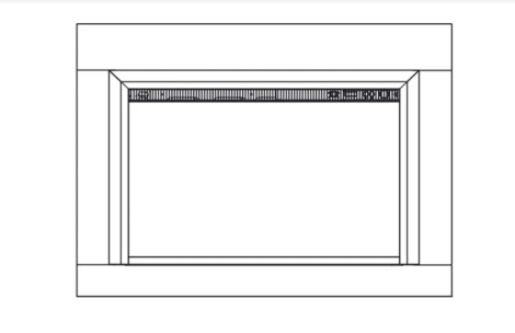 SimpliFire 4-Sided Large Surround with Removable Bottom Piece for GI-32-ZC