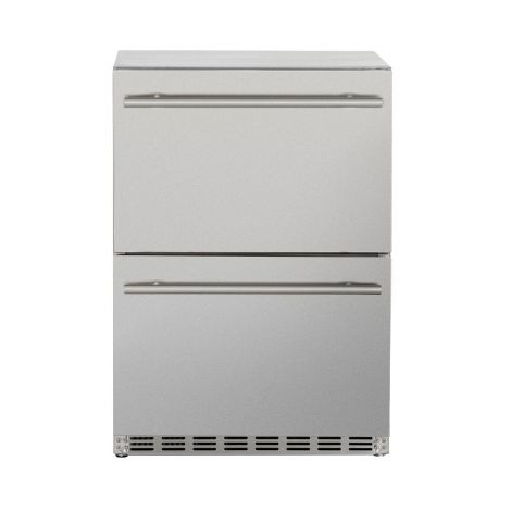 Summerset 24" 5.3 Cu. Ft. Outdoor Rated 2-Drawer Deluxe Refrigerator