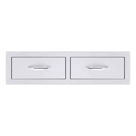 Summerset 32" Stainless Steel Flush Mount Horizontal Double Access Drawer