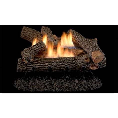 Superior 18" Crescent Hill Double-Flame Concrete Log Set