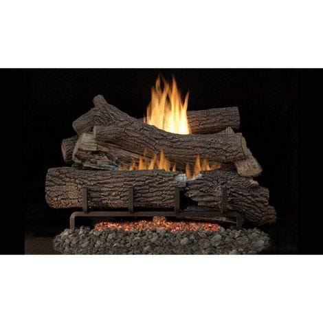 Superior 24" Giant Timbers Vent Free Concrete Log Set (Top & Bottom)