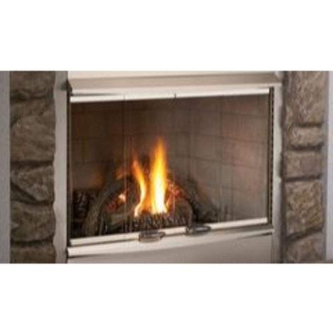 Fireplace Outdoor VF Outdoor Bi-Fold Door with Frame and Hoods, Brushed Stainless. Accessory