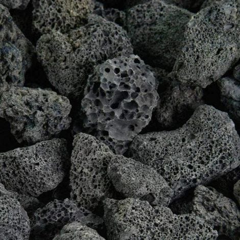 Superior Decorative Volcanic Stone Fireplace Media