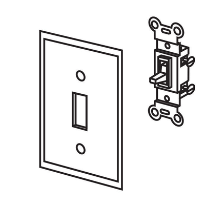 Superior On/Off Wall Switch Kit for Millivolt Systems - White - For DRT2033 2035 DRT2040 Model Accessory