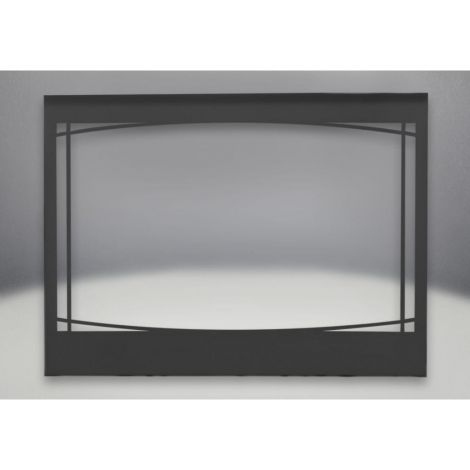 Napoleon Zen Decorative Front - Black, For Ascent 46