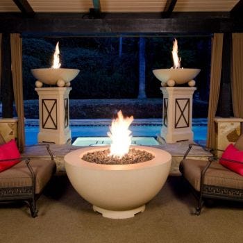 American Fyre Designs 48" Gas Fire Bowl