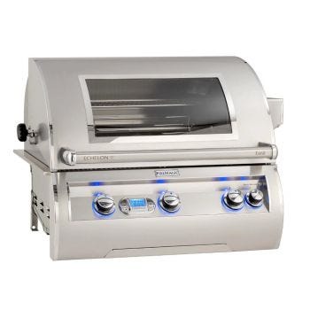 Fire Magic 30" 3-Burner Echelon Diamond E660i Built-In Gas Grill w/ Rotisserie & Digital Thermometer