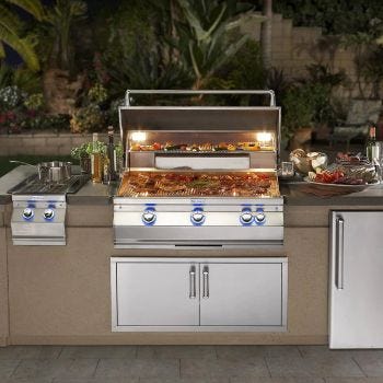 Fire Magic 36" 3-Burner Aurora A790i Built-In Gas Grill w/ Rotisserie & Analog Thermometer