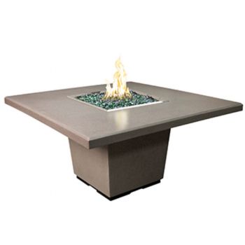 American Fyre Designs 60" Cosmopolitan Square Dining Gas Firetable