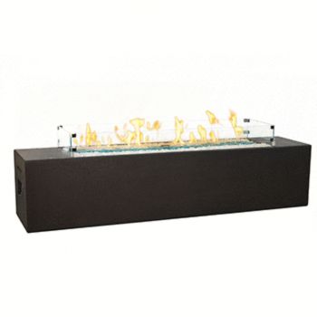 American Fyre Designs 72" Milan Low Linear Gas Firetable