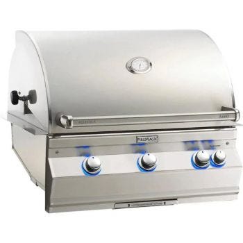 Fire Magic 30" 3-Burner Aurora A660i Built-In Gas Grill w/ Rotisserie & Analog Thermometer