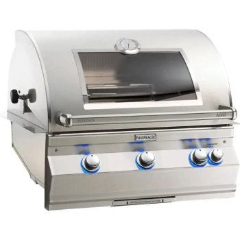 Fire Magic 30" 3-Burner Aurora A660i Built-In Gas Grill w/ Analog Thermometer