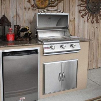 Blaze 25" 3-Burner Prelude LBM Built-In Gas Grill