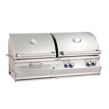 Fire Magic 46" 3-Burner Aurora A830i Built-In Gas/Charcoal Combo Grills w/ Analog Thermometers