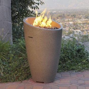 American Fyre Designs 23" Eclipse Gas Fire Urn with Access Door