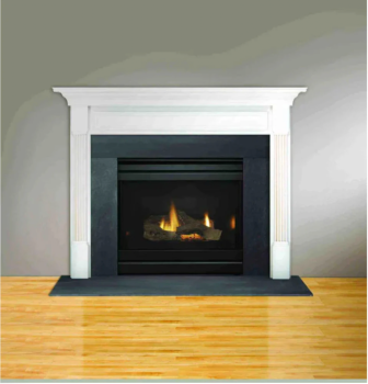 Majestic 27" Traditional Top/Rear Direct Vent Fireplace With IntelliFire Ignition System