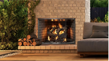 Majestic Cottagewood 36" Traditional Outdoor Wood Burning Fireplace