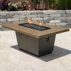 American Fyre Designs 54" Reclaimed Wood Cosmopolitan Rectangle Gas Firetable