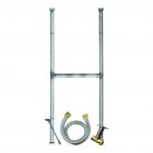Firegear 10" Wide H-Shaped Stainless Steel Gas Fire Pit Burner Kit