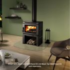 Osburn Matrix Wood Stove with Variable Speed Blower (130 CFM)