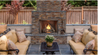Majestic Courtyard 36" Traditional Outdoor Vent Free Natural Gas Fireplace With IntelliFire Ignition System
