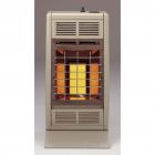 Empire 12" Manual 1-Heat Setting White 10,000 Btu, Vent-Free Infrared Heater