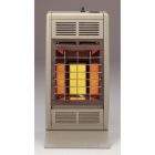 Empire 12" Manual 1-Heat Setting White 6,000 Btu, Vent-Free Infrared Heater