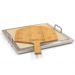 Pizza Stone Kit with Wooden Pizza Peel