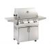 Fire Magic 30 Inch 3-Burner Aurora A660s Gas Grill w/ Single Side Burner, Rotisserie & Analog Thermometer