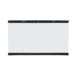 Original bi-fold glass doors with black trim