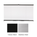 Original bi-fold glass doors with stainless steel trim