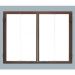 Glass bi-fold door - Black