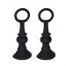 Napoleon Andirons, Painted Black Finish For High Definition 81